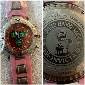 NWT Invicta Very Very Limited  Edition Watch. Will need to replace Battery Rare